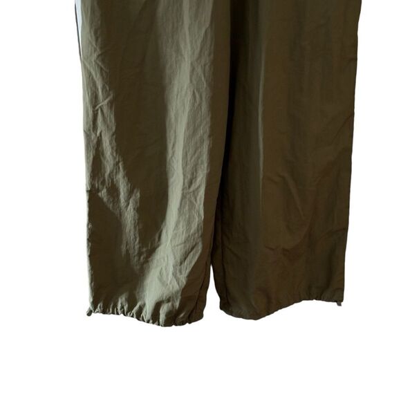 Madden NYC Juniors Olive Parachute Pants Sleeveless Jumpsuit Size Large 6 0453 - Picture 5 of 16